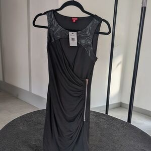 Guess Asymmetrical Black Dress